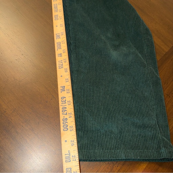BOUND Green Relaxed Fit Corduroy Trousers Size M - Picture 6 of 7